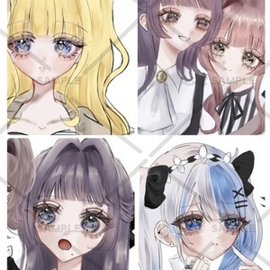 女の子のイラスト描きます！