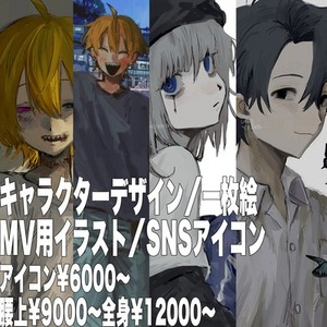 一枚絵/アイコン制作