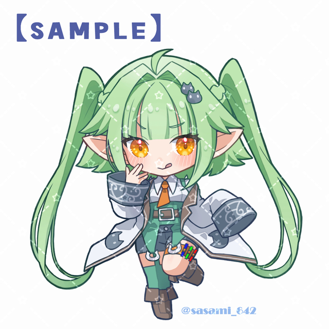 2.5等身SDのイラスト