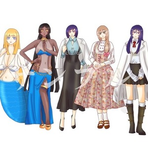 TRPG立ち絵描きます。