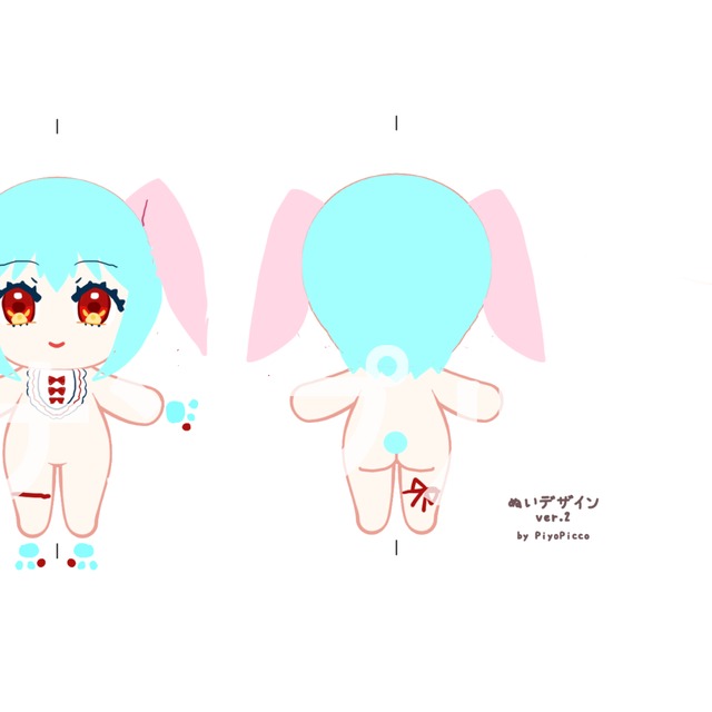 ぬいデザインします。