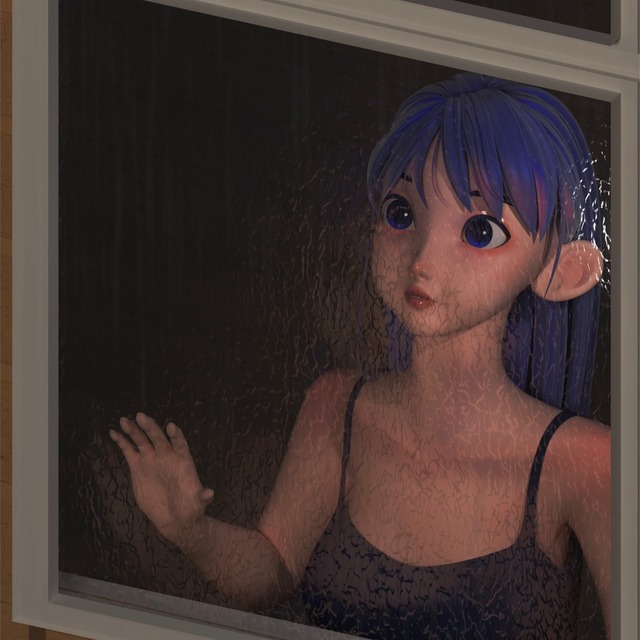 リアル&times;アニメの女性の絵を3DCGで制作し