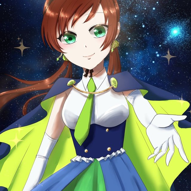 キャラクター1人のイラスト
