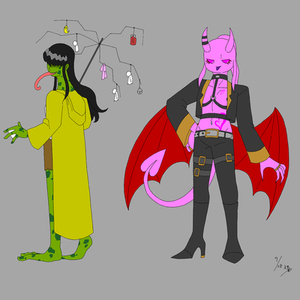 創作キャラのイラスト作成（キャラ1体）