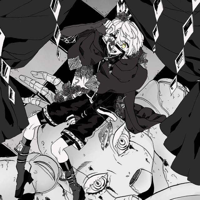 モノクロイラスト(1枚絵)