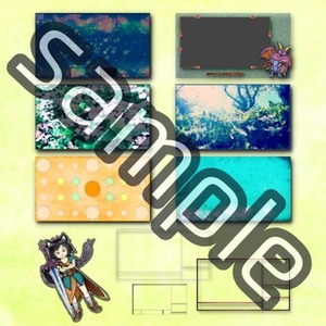 配信レイアウト制作します