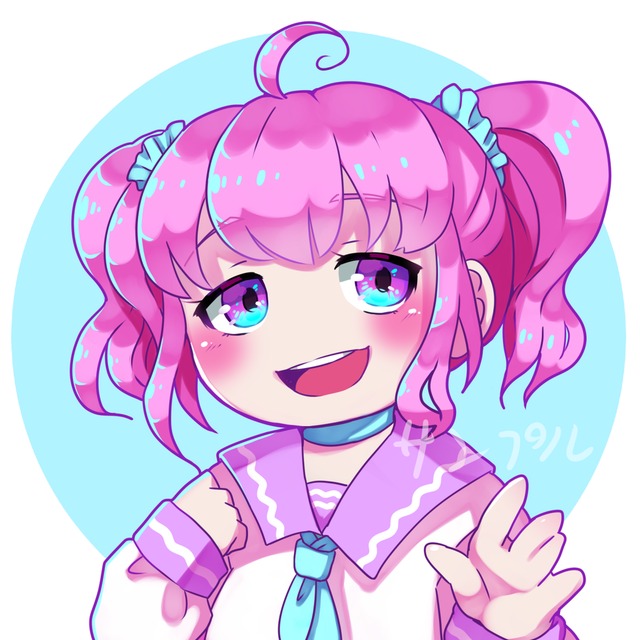 アイコン向けのかわいらしいイラストを描きます