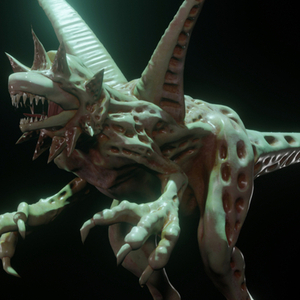 クリーチャー3Dモデル制作