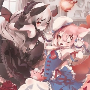 歌ってみた動画や表紙、挿絵など用の1枚絵描きます