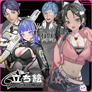 厚塗りキャラクターデザイン