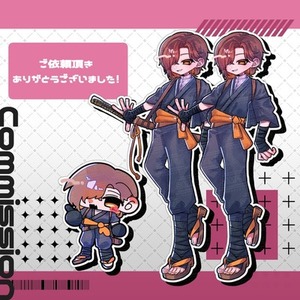 【朱色様専用】配信用立ち絵制作