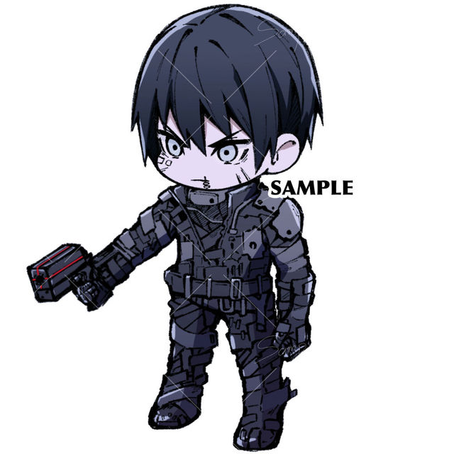 かわいいミニキャラアイコン描きます