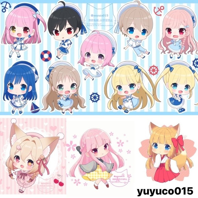 デフォルメ、ミニキャラ、ちびキャラお描きします