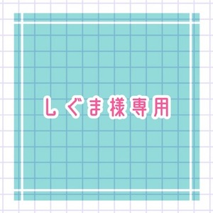 しぐま様専用ページ