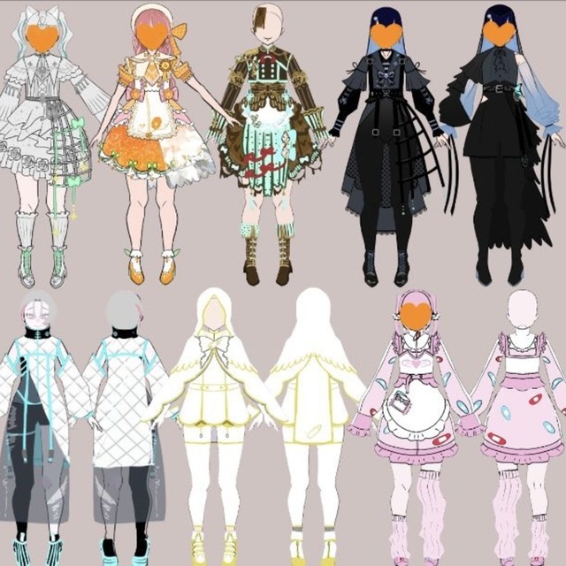 衣装デザイン制作【最低価格3000から！】