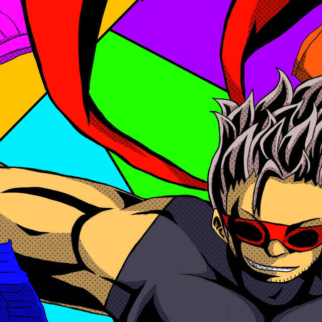 一枚絵イラスト作成