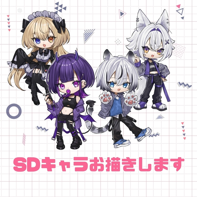 キャラクターSDお描きします
