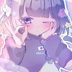 ふわふわ可愛い簡易絵