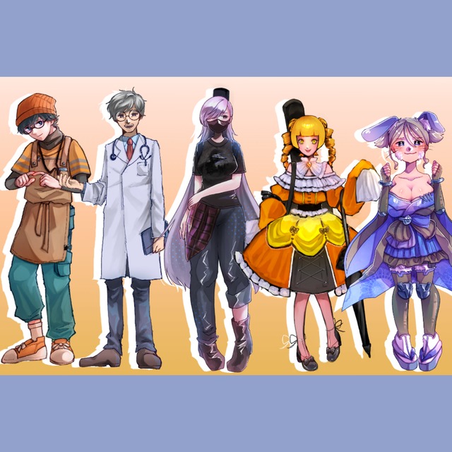 【3000円】TRPGのプレイで使える全身立ち絵