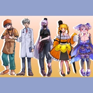 【3000円】TRPGのプレイで使える全身立ち絵