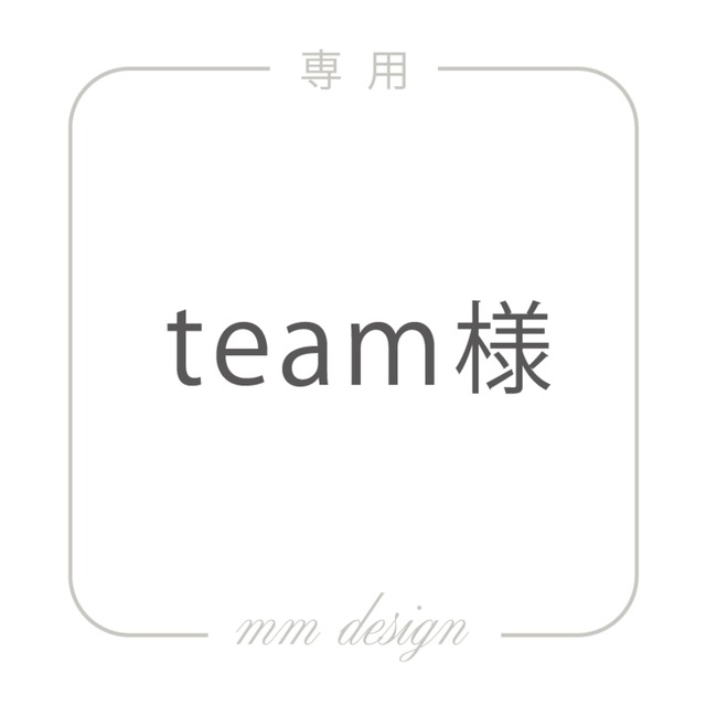 team様修正依頼