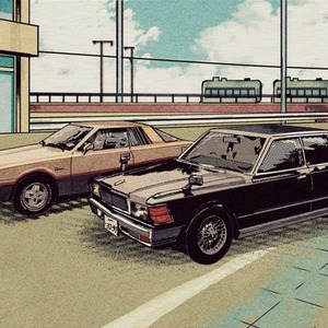 商用ok！昭和テイストバイク・旧車イラストを作成します！