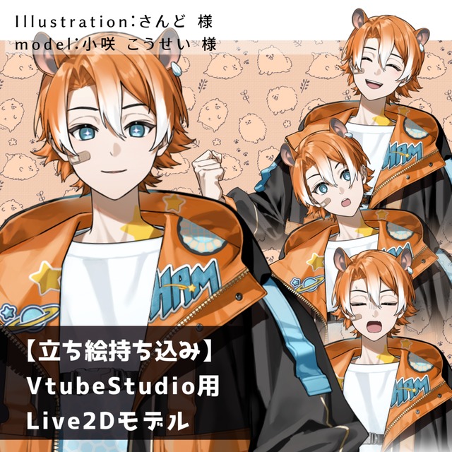 【立ち絵持ち込み】Live2Dモデリング【VTS対応】