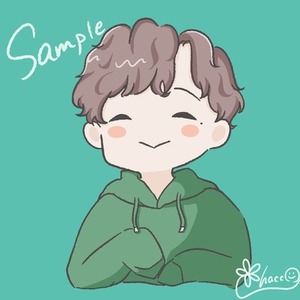 ほんわかゆるっとしたSNS用アイコンを描きます