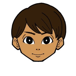 ポップな似顔絵