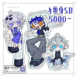 4頭身SDキャラクターを制作します！