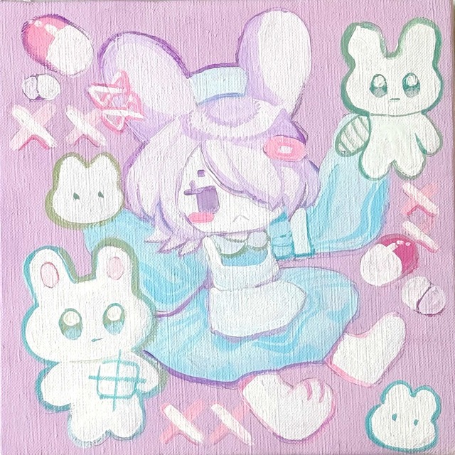 商用利用可！油絵やアクリル絵を制作します！