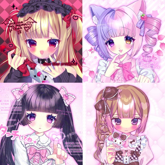 アイコン・1枚絵・立ち絵　イラストオーダー