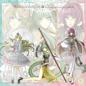 立ち絵・TRPG・三面図・キャラデザなど