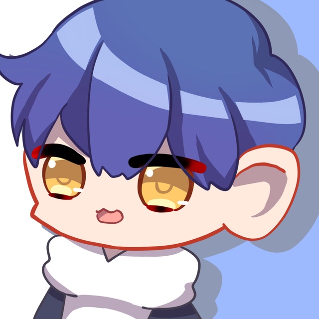 ポップなデフォルメイラストのSNSアイコン