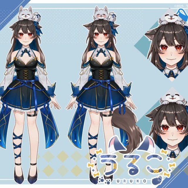 Vtuber用イラスト、Live2dモデリング