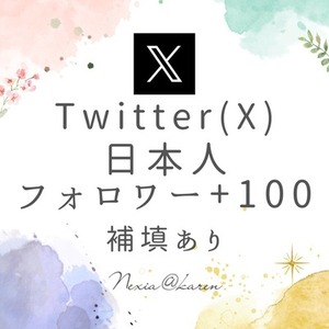 X(Twitter)日本人フォロワー宣伝で増やします