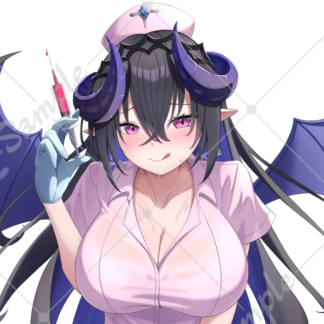 納期長めバストアップイラスト