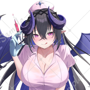納期長めバストアップイラスト