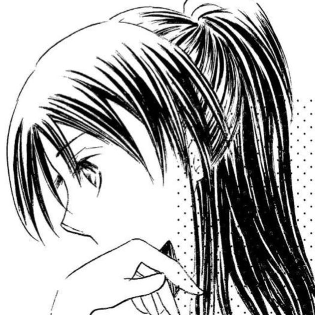 【アナログ】黒髪女子