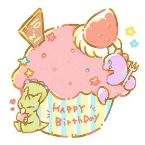 恐竜や動物などのアイコンイラスト