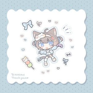 ステッカー風！SDキャライラスト