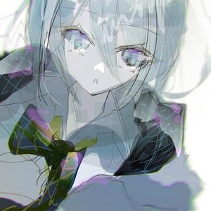 雰囲気のあるアイコンバストアップイラスト