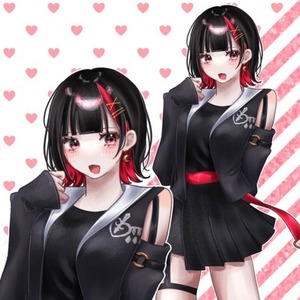 キラキラの女の子を描きます♩♩