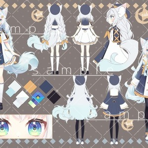 【お急ぎ対応有】Vtuberの立ち絵イラスト制作