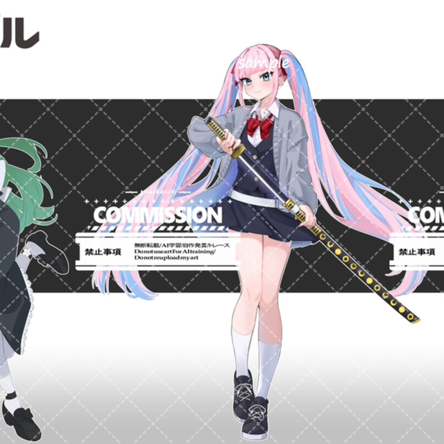 TRPG立ち絵、アイコンイラスト等をお描きします！