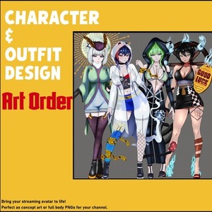 [セール価格]キャラクター立ち絵制作[IRIAM、キービジュアル等]