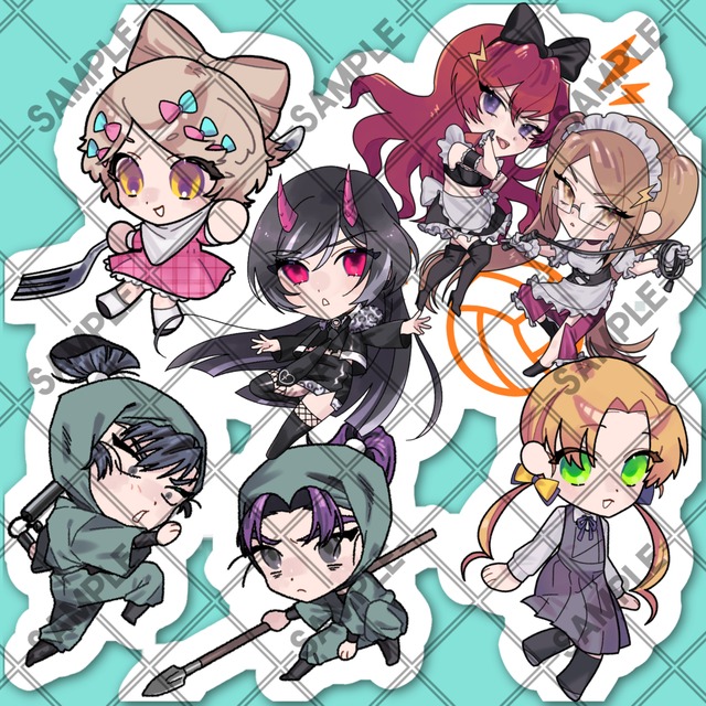 SDキャラクターのイラスト制作