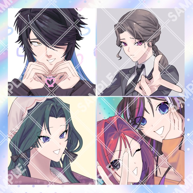 【リテイクなし】アイコンやSDキャラクターのイラスト制作