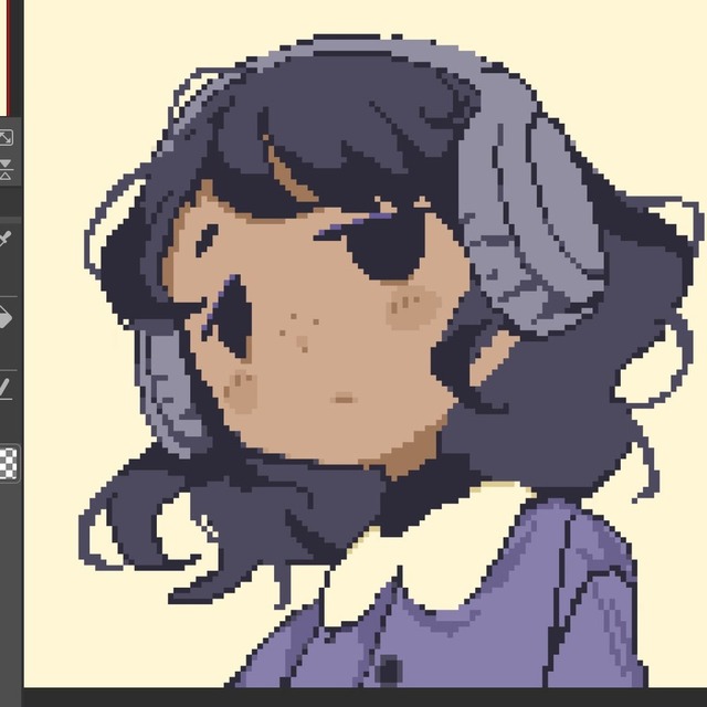 ドット絵、立ち絵やバストアップ