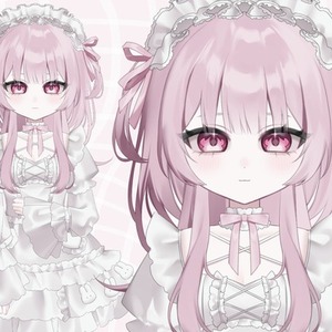 VtuberのLive2D用パーツ分けPSDデータ制作